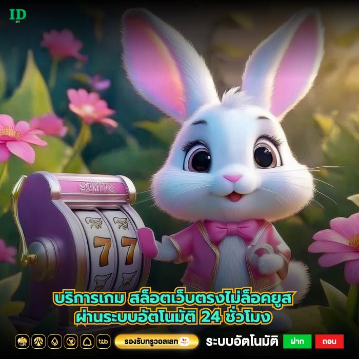 บริการเกมสล็อตเว็บตรงไม่ล็อคยูสผ่านระบบอัตโนมัติ 24 ชั่วโมง